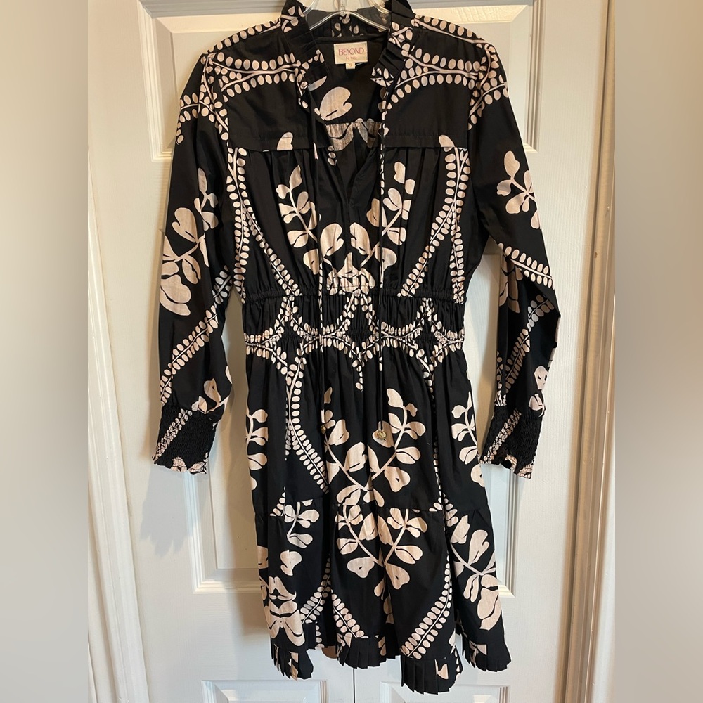 Black and Cream Women's Dress